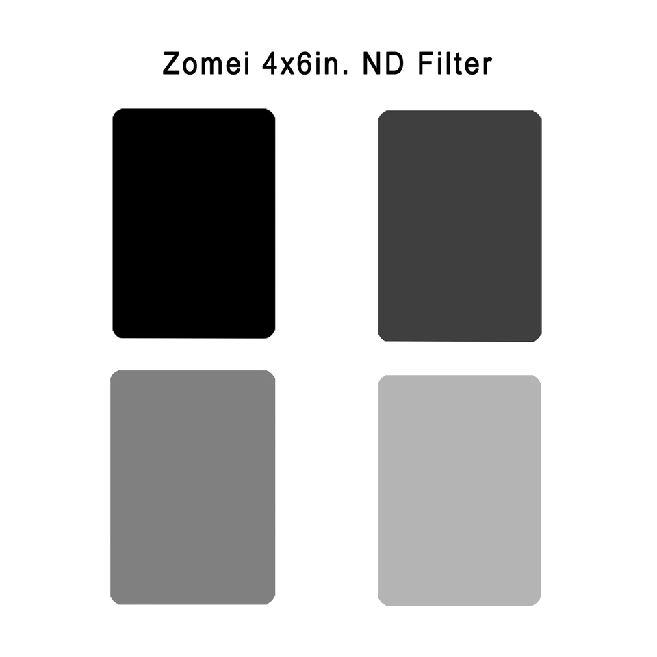 Filtro cuadrado de densidad neutra ZOMEI 100 mm*150 mm para cámara DSLR Cokin Z Foto 2 de 4