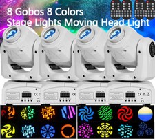 4X 120W LED Moving Head Stage Light WLED Gobo Spot Club Disco Party Lighting DMX