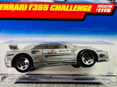 🇮🇹🇮🇹Hot Wheels Ferrari F355 Challenge Silver #1115 H23
