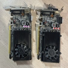 LOT OF 2 EVGA GEFORCE GT 610 2GB DDR3 02G-P3-2619-KR GRAPHICS VIDEO CARD