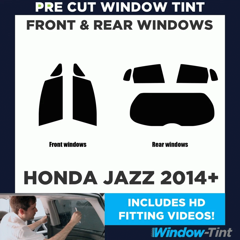 For Honda Jazz 2014+ Full Pre Cut Window Tint Kit Front & Rear Car Tinting Film - Image 2 of 4
