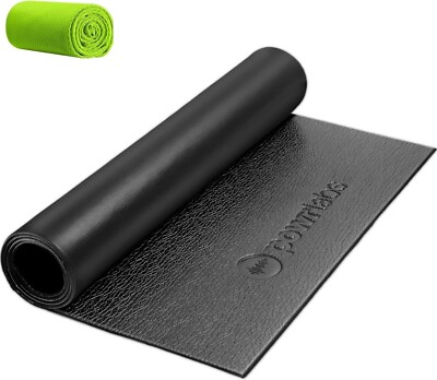 Powr Labs Workout Bike Mat Powr Labs Peloton Bike Training Floor
