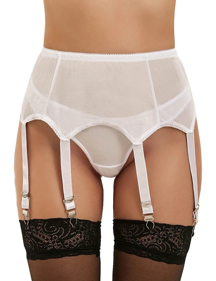 Strumpfhalter Unterwäsche Strapsgürtel Dessous Hüfthalter Strapse Tanga S M L XL - Bild 2 von 4
