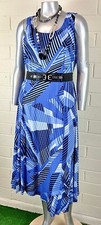 PLUS Women's SIGNATURE By Robbie Bee DRESS w/Belt size 1X sleeveless scoop neck