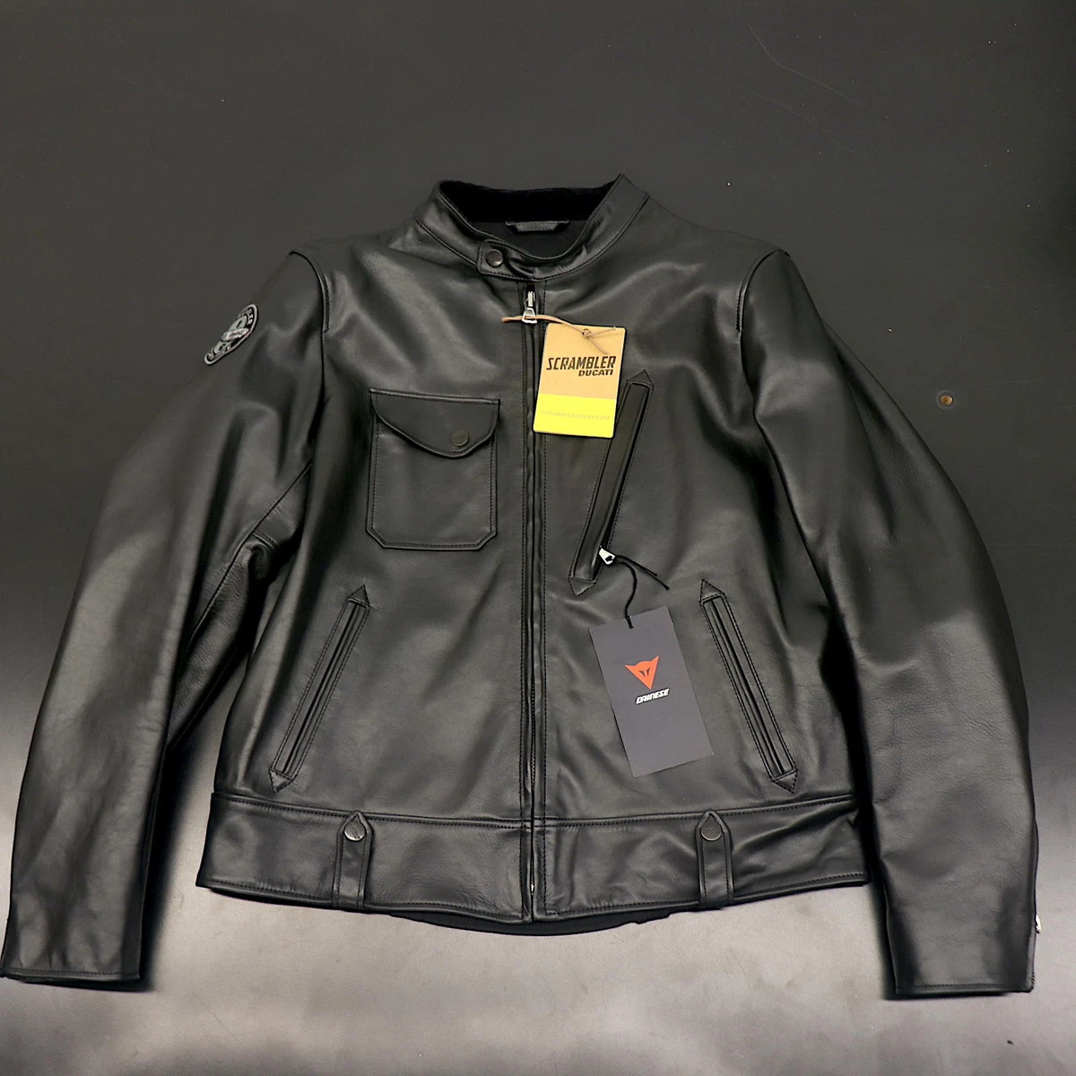 Ducati black shop leather jacket