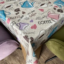 PVC Tischdecke Anneliese Wachstuch NEU &bull; Breite & L&auml;nge w&auml;hlbar &bull; abwaschbar
