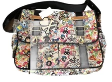Tokidoki Lesportsac Creativa Discoteca Messenger Bag with Rainbow Zipper NWT