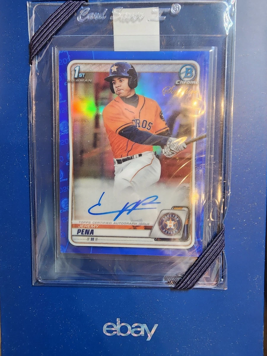 2020 Bowman Chrome Sapphire Edition - Jeremy Pena #BSPA-JP for