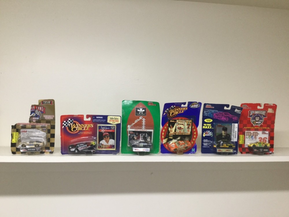 NASCAR Winner's Circle Die cast Collectable Race Car Lot of 6