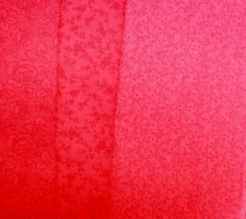 Vintage Small Prints in Light Red Quilting Fabric Your Choice Half Yard