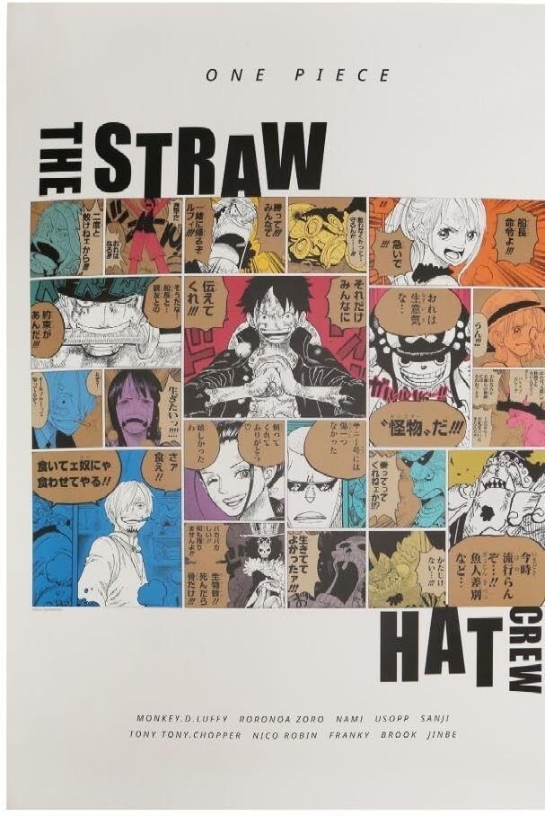 ONE PIECE アートポスター GEAR's、STRAW HAT CREW One Piece Art Poster The Straw Hat Crew 594×841mm Manga Jump | eBay