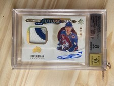 Bowen Byram Future Watch Auto 2020-21 SP Authentic /100 Limited Bgs 8/10 Rookie