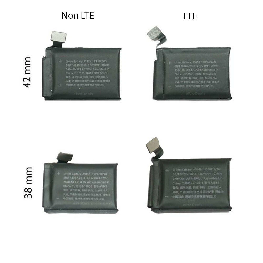Original Apple Watch Series 3 38mm 42mm Replacement Battery GPS