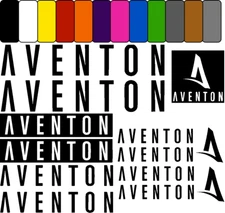 AVENTON 2 Vinyl Decal Stickers Bike set sticker Aufkleber Satz bicycle cycling 