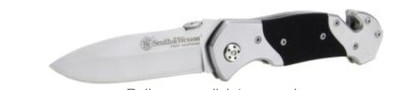 Smith and Wesson Folding Knife 1st Response Drop Point Blade Liner Lock SWFR