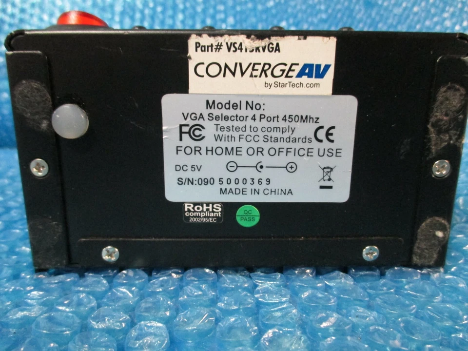 Startech ConvergeAV VS415RVGA 4 Port VGA Selector Switch electronic box online - Image 3 of 4
