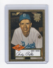 ANDY PAFKO 2001 TOPPS BASEBALL THROUGH THE YEARS REPRINT GOLD PARALLEL CARD