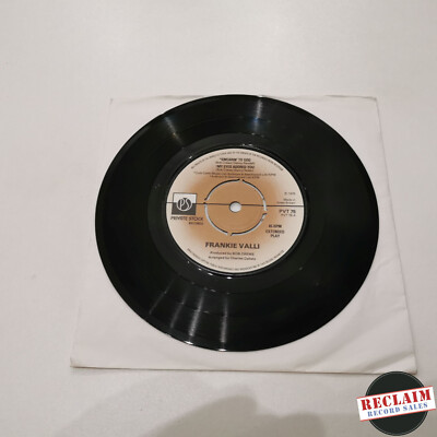 frankie valli swearin' to god 7'' vinyl record very good condition