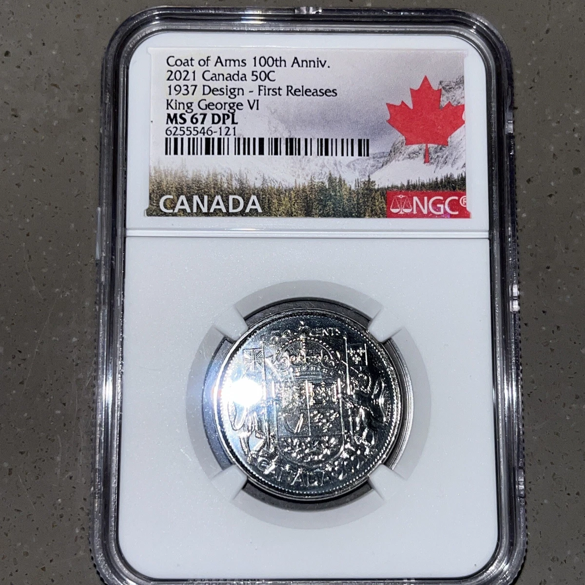 Grade MS 67 NGC Canadian Fifty Cents for sale | eBay