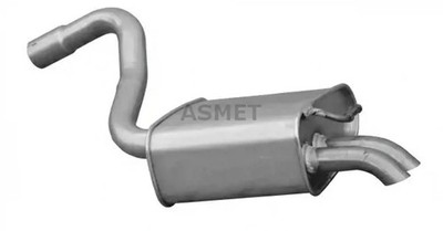 Endschalldämpfer 07.204 ASMET für FORD MONDEO III Turnier