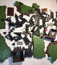 Mega Bloks Krystal Warrior Replacement Parts Lot READ