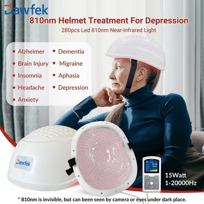 810nm Photobiomodulation Therapy Helmet NIR Led Light Therapy Device Neuro Cap