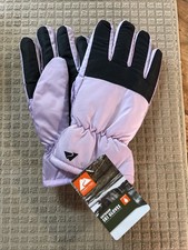 Ozark Trail Girls size L-XL Ski Gloves Water-Resistant CHOOSE SIZE Purple Black