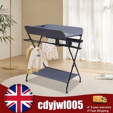 Folding Baby Changing Table Infant Massage Table Nappy Diaper Station w/Storage
