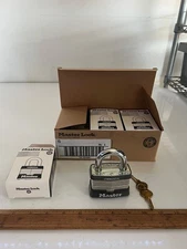 NEW 6 PACK COMMERCIAL MASTER LOCK NO. 15 PADLOCKS