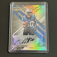 2021 Panini XR - Luminous Endorsements Chuba Hubbard #LUM-CHU /99 (AU, RC)