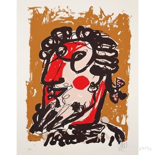 MARKUS LÜPERTZ ORIGINAL GRAPHIC MOZART MUSIC JAZZ SALZBURG SIGNED VP: €2950