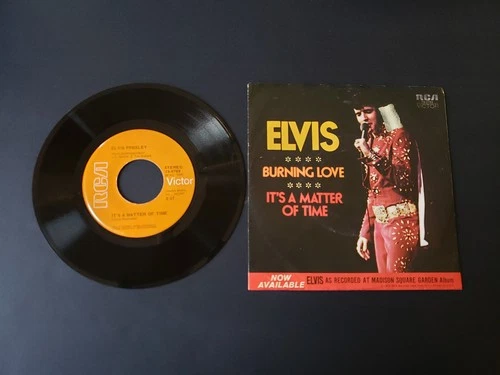 1970s MINT-EXC Elvis  – Burning Love / It's A Matter Of Time 0769 45