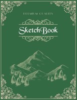 "Skizzenbuch 8,5\"X11\" 110 Blatt Naturpapier Natural Mountain"