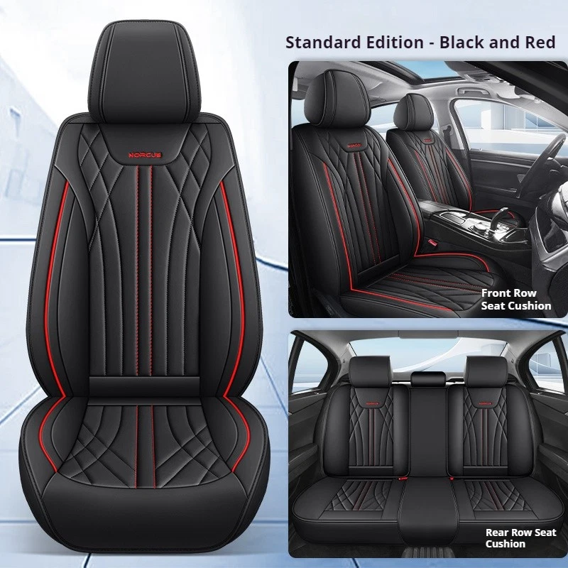 Fit Toyota Avanza Sport 4-Door Seat Cover 5-Seat Full Deluxe Leather Front Rear - Изображение 2 из 4