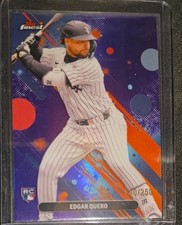 2025 Topps Finest - Common Edgar Quero #97 Purple Refractor /250 (RC)