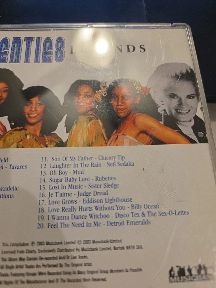 CD N  141- Seventies Legends - billy ocean - rose royce - lynn anderson - sledge - Imagem 3 de 3