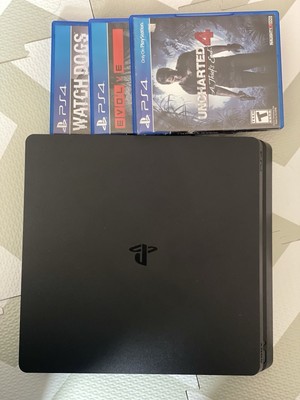 Sony Playstation 4 Slim 1TB Black Console - Black - Very Good