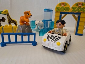 Lego Duplo Set 6136 My First Zoo & Mega Bloks Rocks, Etc 