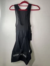Le Col Men’s Sport Bib Shorts II Size Medium in Black for Cycling NEW WITH TAGS