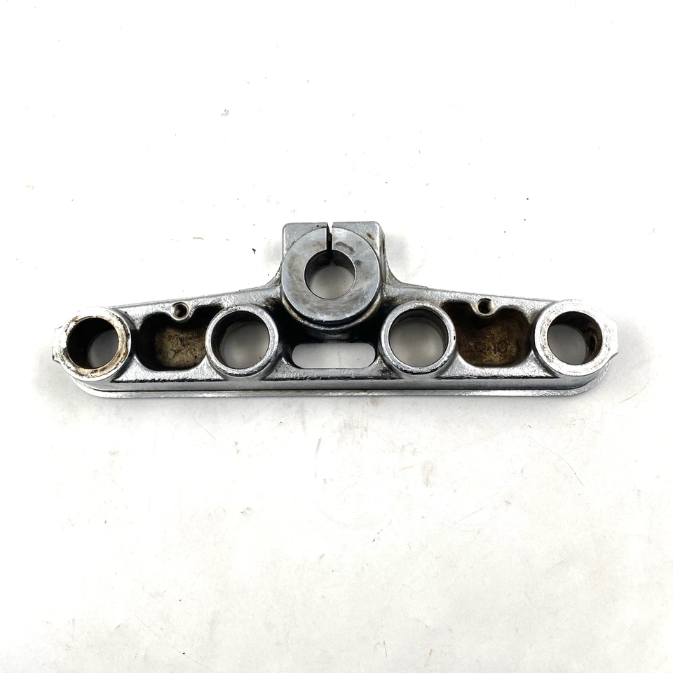 Abrazadera de árbol triple superior cromada 87-17 Softail Heritage Fatboy fabricante de equipos originales Harley 45456-86 Foto 4 de 4