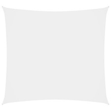 vidaXL Vela Parasole in Tessuto Oxford Quadrata 3,6x3,6 m Bianca