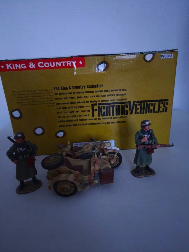 King&Country WS088, ROAD BLOCK , 1/32 , No Thomasgunn,no Showcase - Photo 2/4