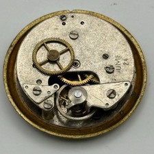 UMF 24 Watch Movement Ruhla Germany Antimagnetic Manual Wind Vintage Parts 29mm