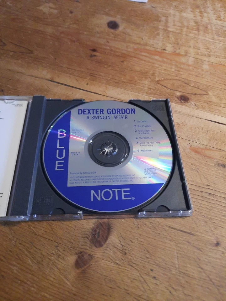Dexter Gordon, A Swingin' Affair, Blue Note CD, Sonny Clark 10550 - Bild 2 von 3
