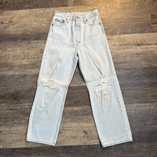 Levi's Women's Ribcage Straight Ankle Jeans, Size 26, Blue