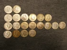 20 coin lot 40% SILVER Kennedy Half Dollars 1965-1969 FREE Shipping