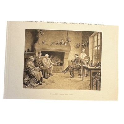 P. Jazet   Sword And Gown 1889 Paris Salon Photogravure Goupil & Cie