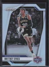 2024 Panini Prizm WNBA #80 Brittney Sykes Silver Prizms - Mystics