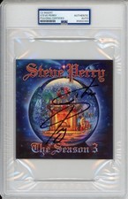 Steve Perry The Season Journey SIGNED Album Cover Art Card Autograph PSA DNA COA