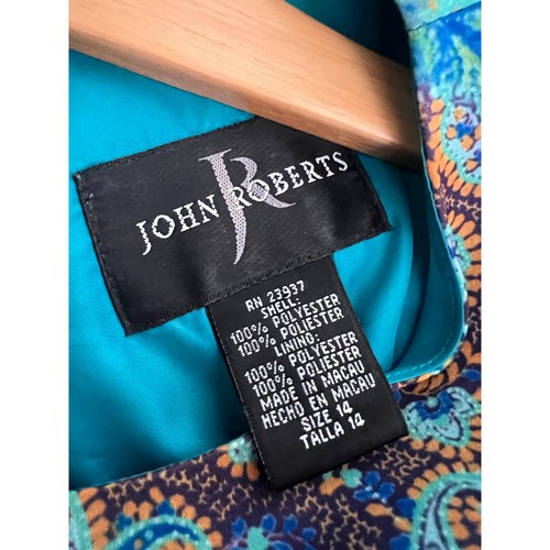 Robe Multicolore John Roberts - Taille 10, Occasion En Très Bon état